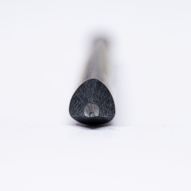 三角黑木石墨铅笔（带橡皮擦）